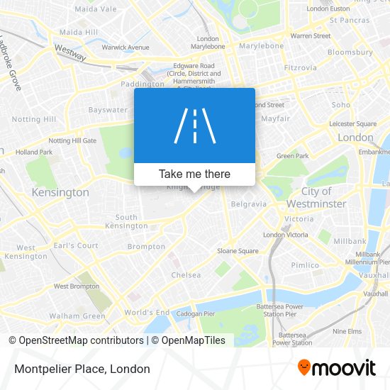 Montpelier Place map