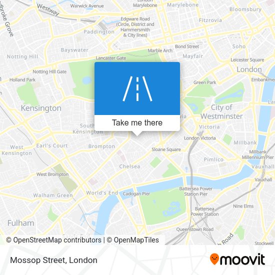 Mossop Street map