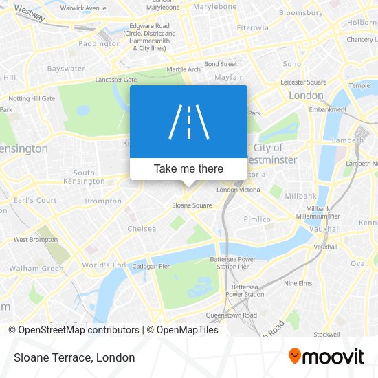 Sloane Terrace map