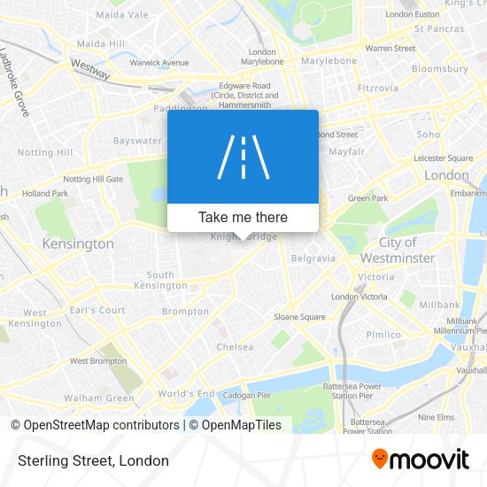 Sterling Street map