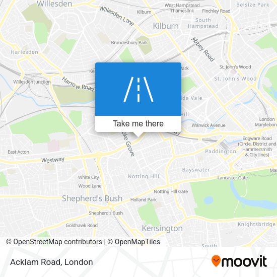 Acklam Road map