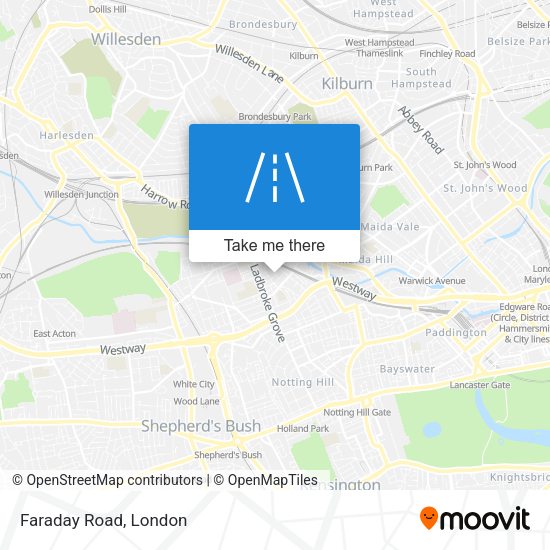 Faraday Road map