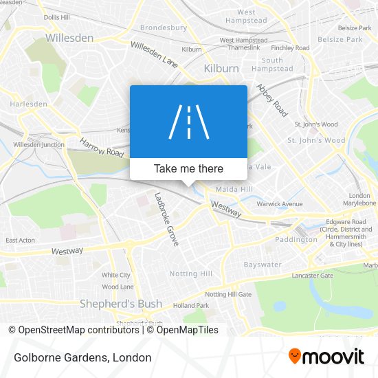 Golborne Gardens map