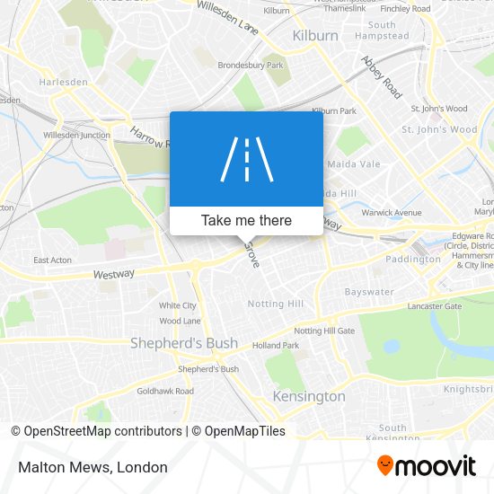 Malton Mews map