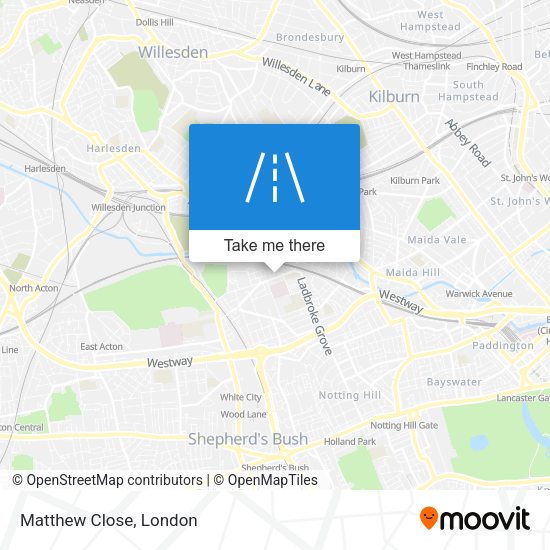 Matthew Close map
