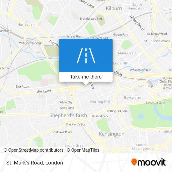 St. Mark's Road map