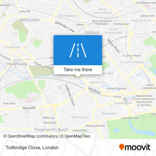 Tollbridge Close map