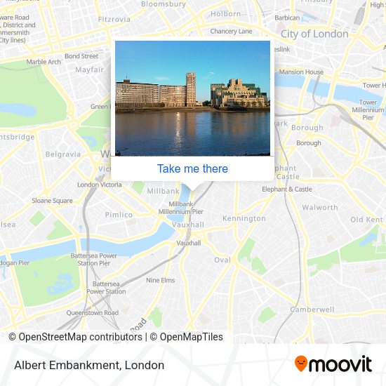 Albert Embankment map