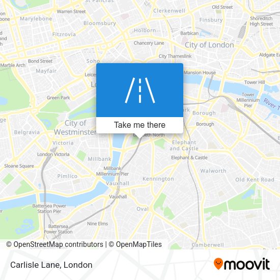 Carlisle Lane map