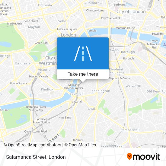Salamanca Street map