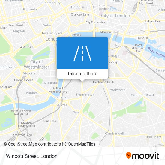 Wincott Street map