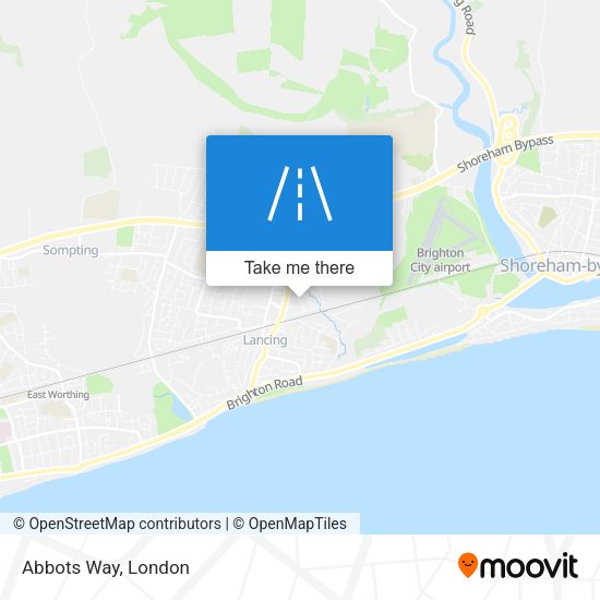 Abbots Way map
