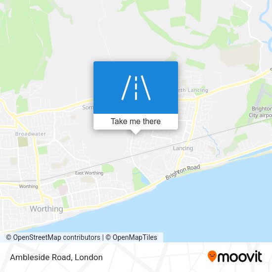 Ambleside Road map