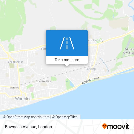 Bowness Avenue map