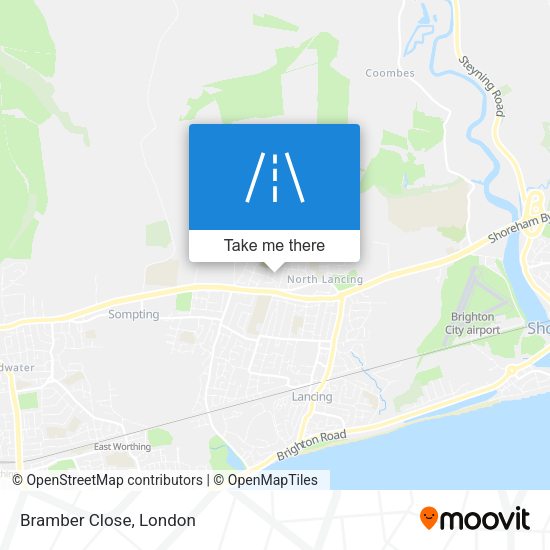 Bramber Close map