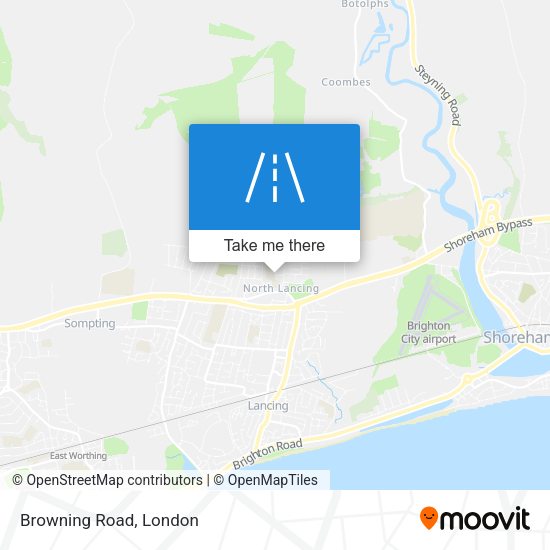 Browning Road map