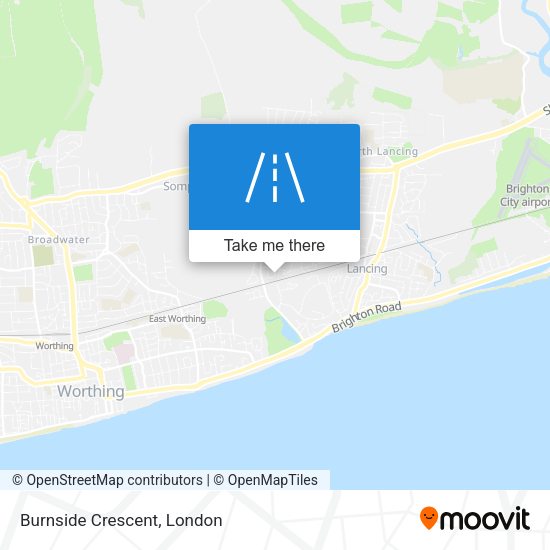 Burnside Crescent map