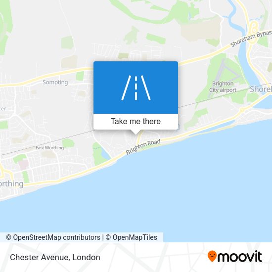 Chester Avenue map