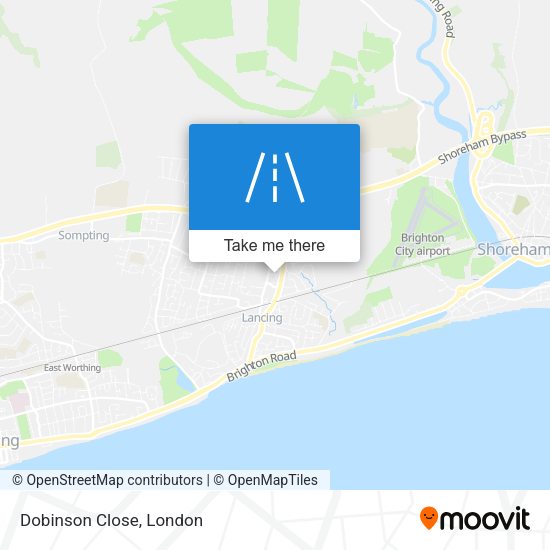 Dobinson Close map