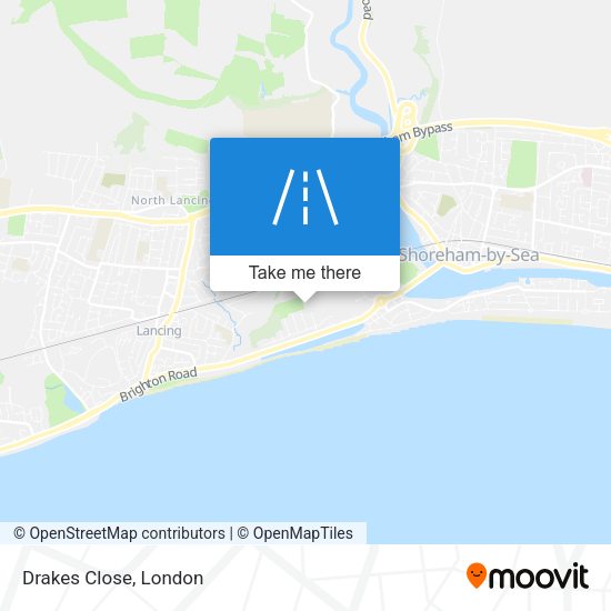 Drakes Close map