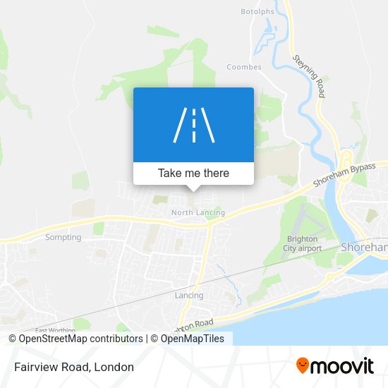 Fairview Road map