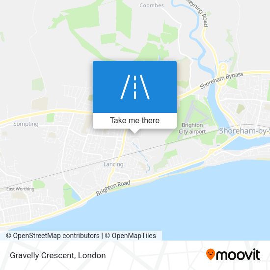 Gravelly Crescent map