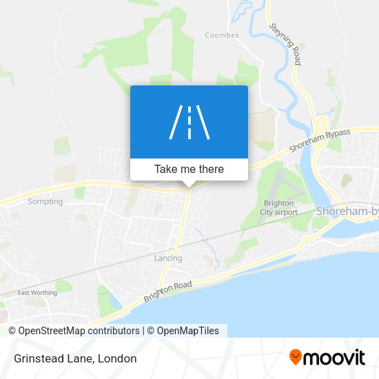 Grinstead Lane map