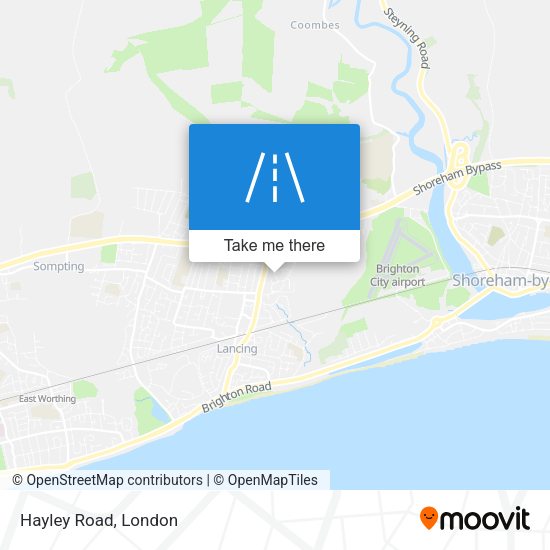 Hayley Road map