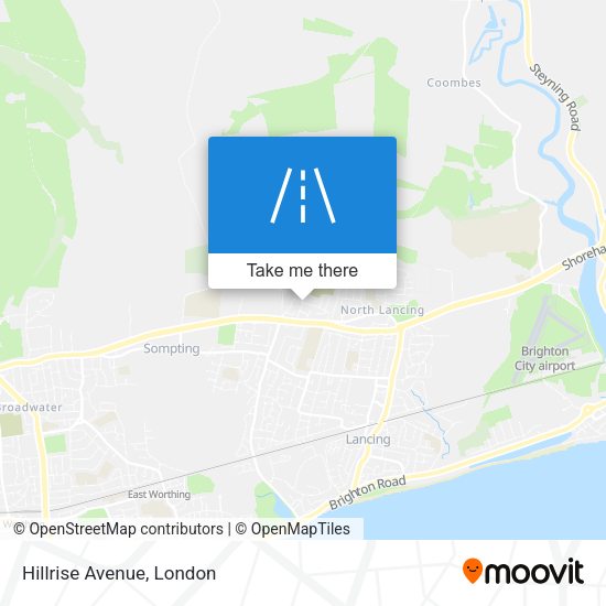 Hillrise Avenue map