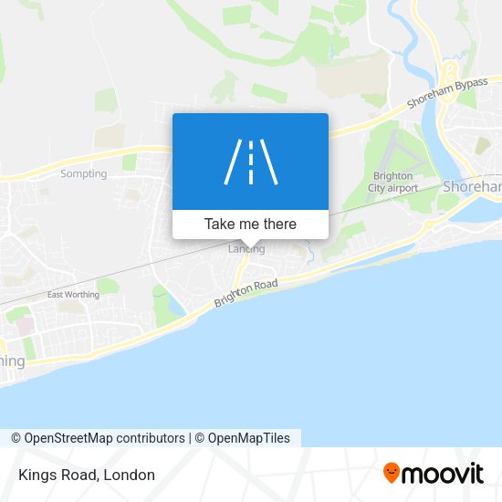 Kings Road map