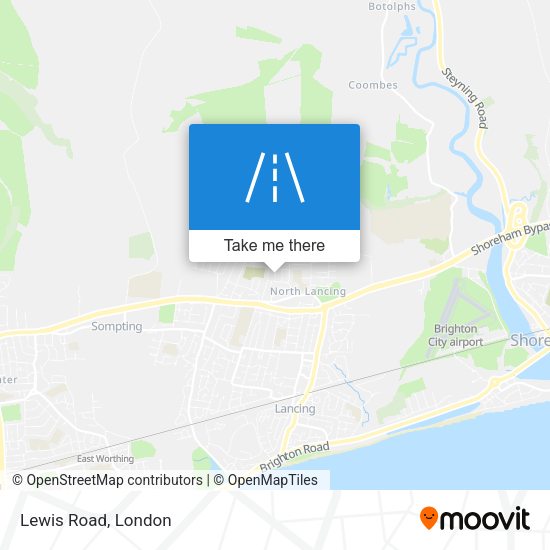 Lewis Road map