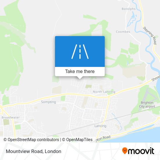 Mountview Road map