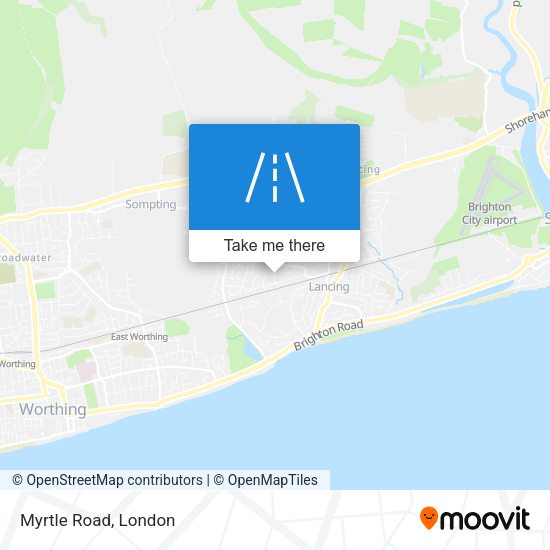 Myrtle Road map