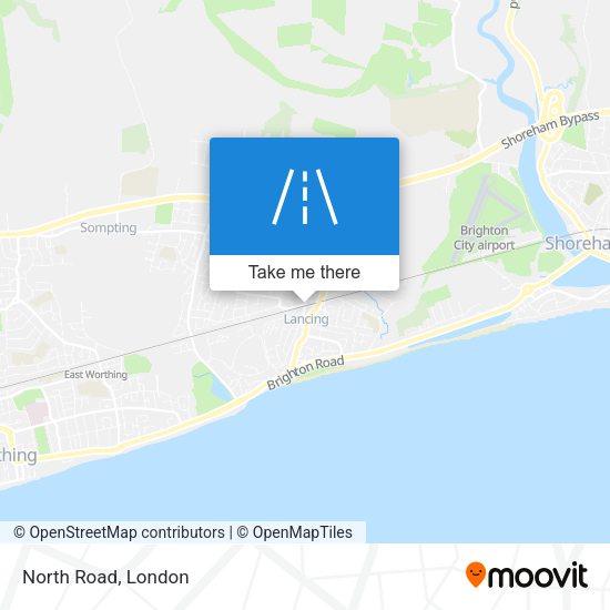 North Road map
