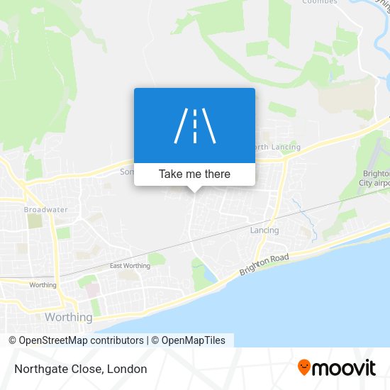 Northgate Close map