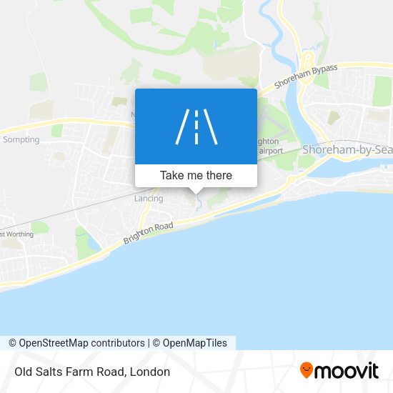 Old Salts Farm Road map