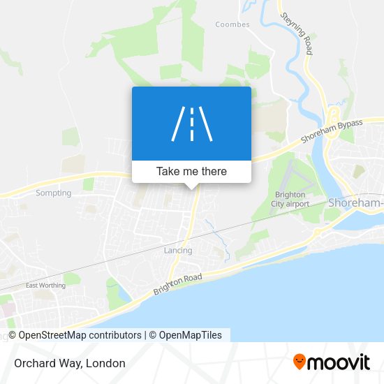 Orchard Way map
