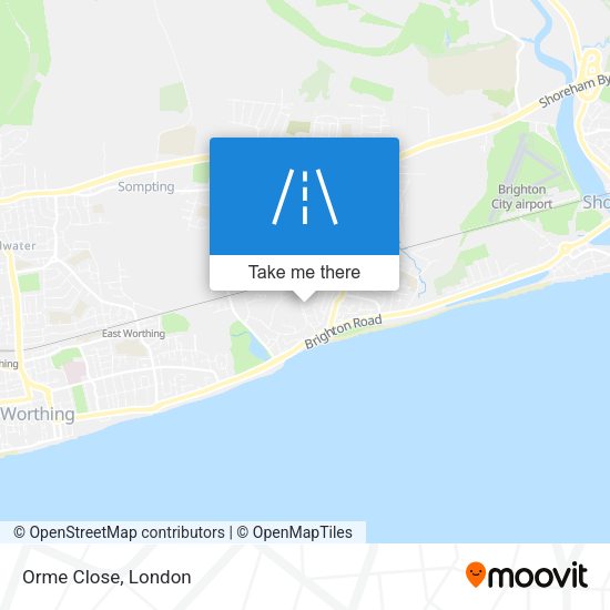 Orme Close map