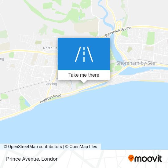Prince Avenue map