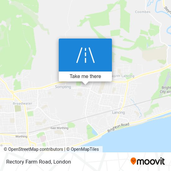 Rectory Farm Road map