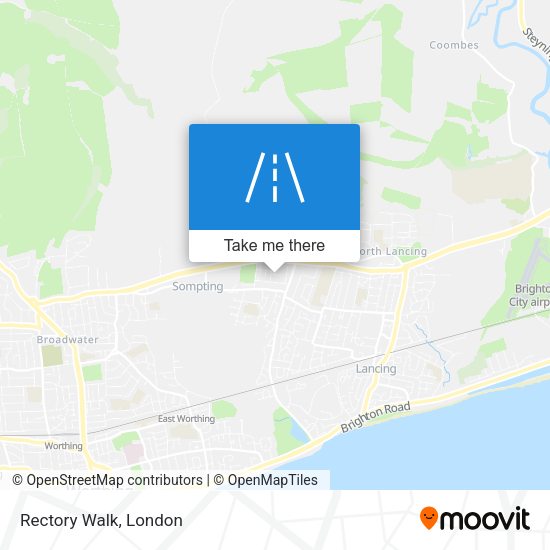 Rectory Walk map