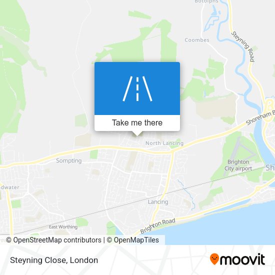 Steyning Close map
