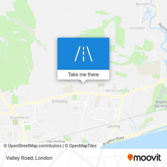 Valley Road map