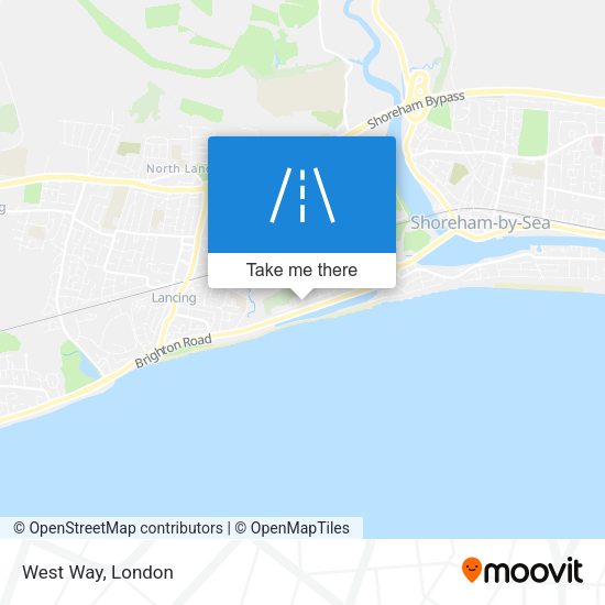 West Way map