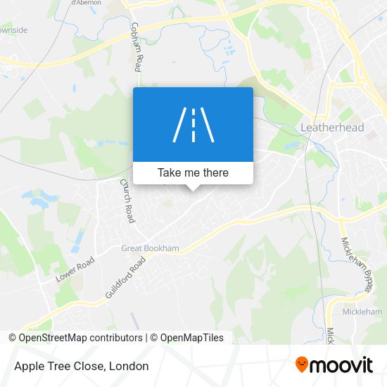 Apple Tree Close map