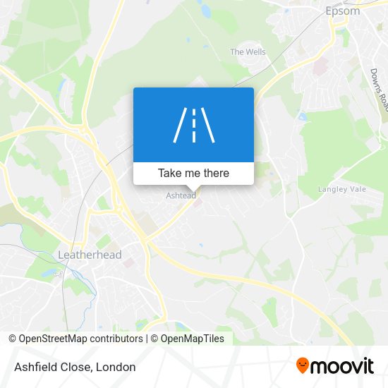 Ashfield Close map