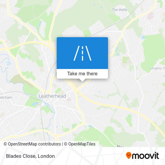 Blades Close map