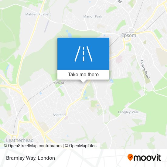 Bramley Way map