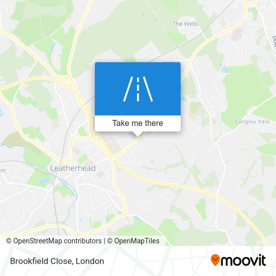 Brookfield Close map