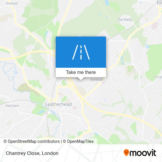 Chantrey Close map